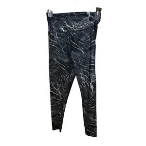Sage Collective Everyday 7/8 high waist leggings watercolor black Athletic Gym S